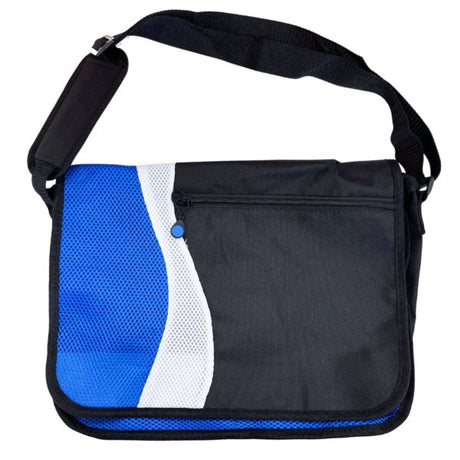 Messenger Bag with Carrying Strap in Blue