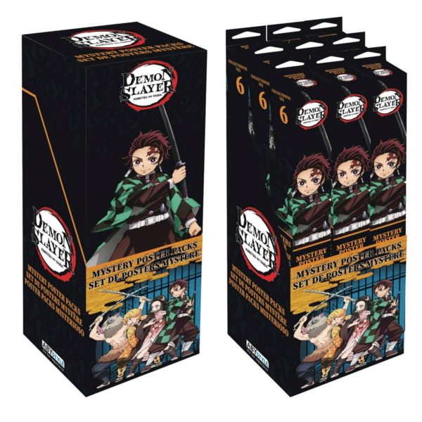 Demon Slayer Mystery 2 Pack Posters in PDQ Display
