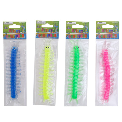 Stickey Centipede 8.45in 4ast Colors