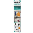 Double-Level Rolling Clothes Rack with Wheels Extender