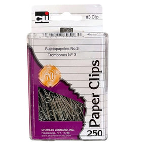 Charles Leonard 250 Count Size 3 Paper Clips