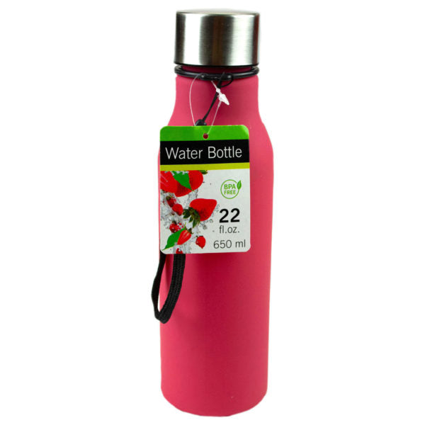 22 oz. Solid Color Water Bottle
