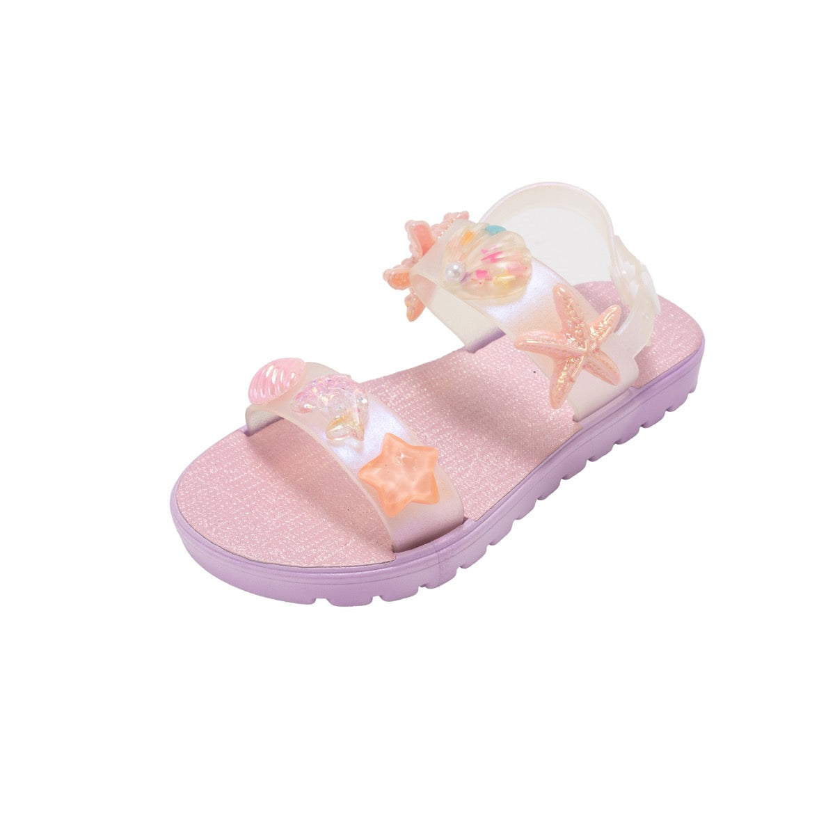Toddler Girl PCU Strap Sandals w/ Beach Ornaments