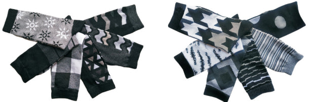 Women's Casual Crew Socks - Colorful Heathered Print - Size 9-11 - 6-Pair Packs