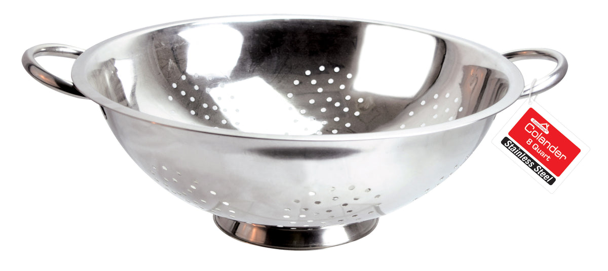8 Qt. Stainless Steel Colander Strainer