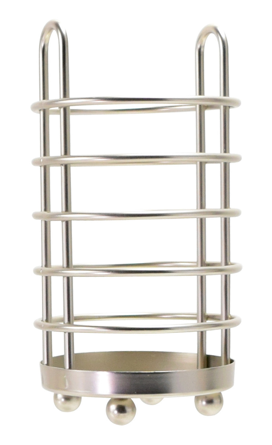 Heavy Duty Kitchen Cutlery Caddy Holders w/ Satin Nickel Finish