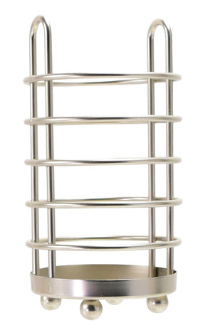 Heavy Duty Kitchen Cutlery Caddy Holders w/ Satin Nickel Finish