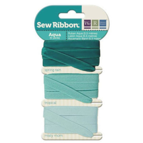 Sew Ribbon Aqua Ribbon Set