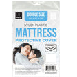 Double Size Mattress Nylon Plastic Protective Cover 54" x 75" x 7.8"