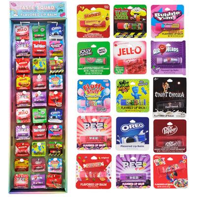 Lip Balm 15 Assorted Candy Flavors 150ct Power Panel - Usa Only, No Export