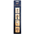 Dabney Lee 4 pack Magnetic Bookmark Clips w/ Rose Gold Design