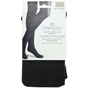 Minicci Tights/Regular Panty Charcoal in Size XL