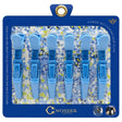 Wonder Light Blue 6 Pack Alligator Sectioning Hair Clips