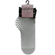 Legale 1 Pair Anklet Lace Edge Fishnet Ladies Shoe Size 4-10