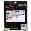 Creepy Cloth Grey 30x90 In W/6 Bat Cutouts Hlwn Pb / Insert Card