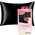 Betty Dain Standard Size Satin Pillow Case in Black
