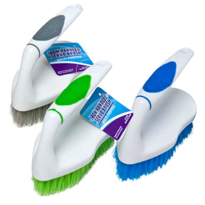 Scrub Brush Iron Shape Handle 5.5in 3ast Colors Cleaning Ht