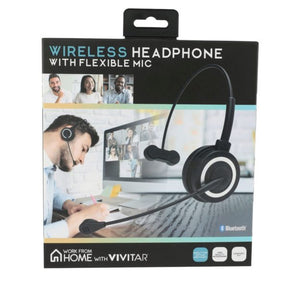Vivitar Bluetooth Wireless HeadSet with Flexible Mic
