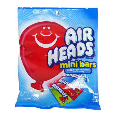 Airheads Mini Bars Assorted 3.6 Oz Peg Bag