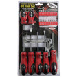 30pc Screwdriver & Ratchet Bit Tool Set