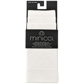 Minicci 3 Pack Arctic White Women's Knee Length Socks Size M/L 4-10