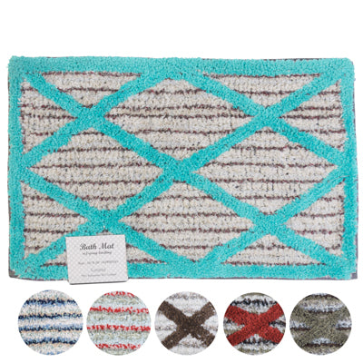 Micro Bath Mat 16 X 24 Asst Design/colors