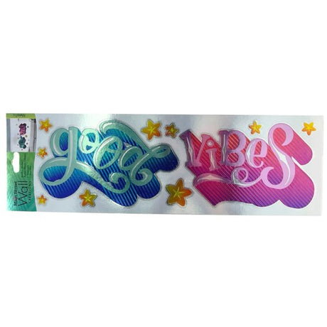 Main Street Wall Creations Jumbo Stickers in Good Vibes Design