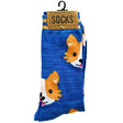 Corgi Dog Crew Sock Adult Size 6-12