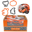 Cookie Cutter 4pk Pp Plastic Halloween Mesh Bag In 27pc Pdq