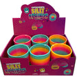 Jumbo Silly Springs Rainbow Coil Spring Toy in PDQ Display