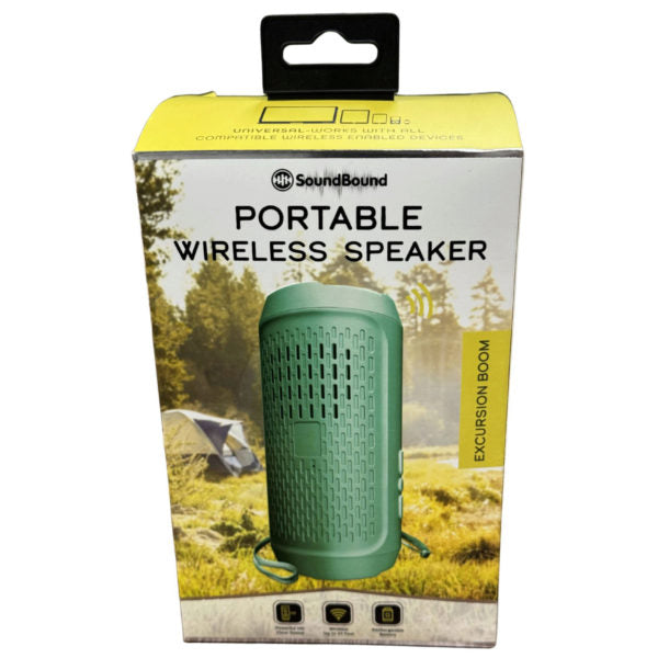 Sound Bound Excursion Boom Bluetooth Speaker in Green