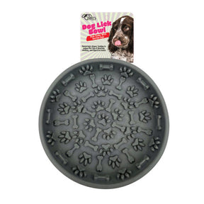Silicone Dog Lick Bowl Slow Feeder with Suction Cups in Assorted Colors