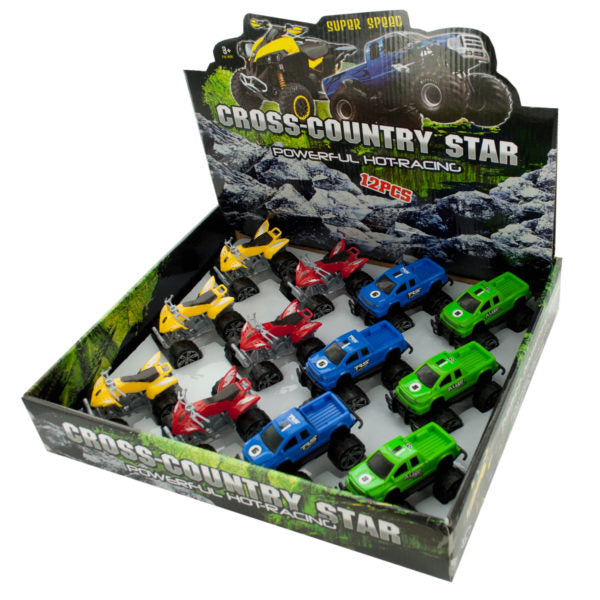 Cross-Country Star Racer Countertop Display