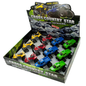 Cross-Country Star Racer Countertop Display