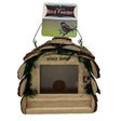6" x 9" Log Cabin Bird Feeder with Plastic Window