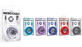 10-Ft. Micro-USB Leatherette Cables