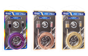 6' Metal iPhone Lightening Cables
