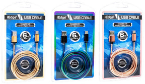 6' Metal USB-C Cables
