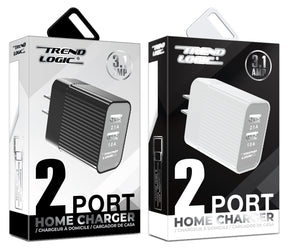 3.1A Dual Port USB-C Wall Chargers