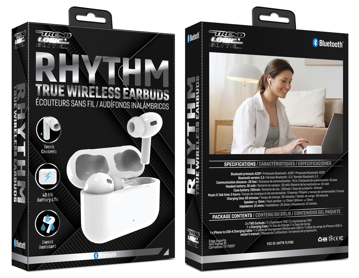 Trend Logic Rhythm Harmonic Wireless Bluetooth Earbuds