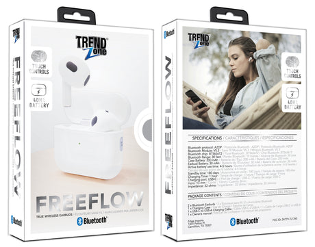 Trend Zone Freeflow Wireless Bluetooth Earbuds