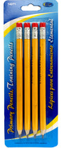 Non-Toxic Elementary School Pencils - 4-Pack