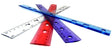 12" Plastic Rulers - Assorted Colors