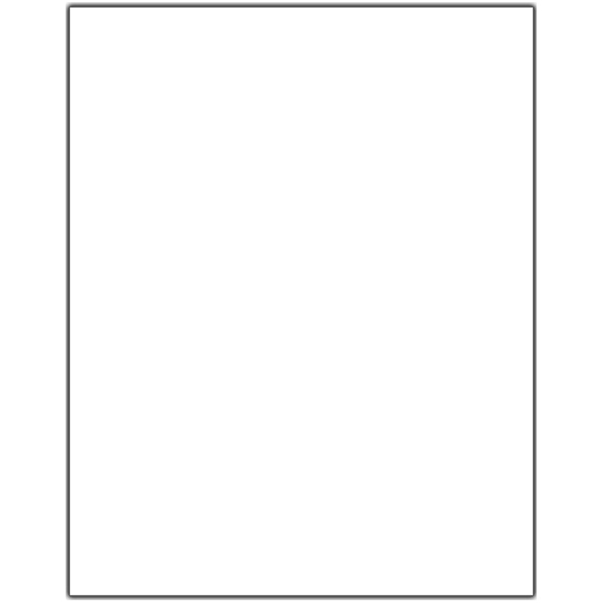 22" X 28" White Poster Boards