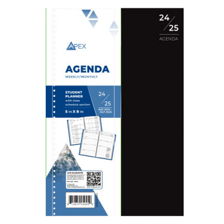 2024-2025 Weekly/Monthly Student Agenda Planners - 5" x 8"