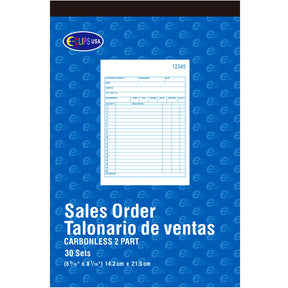 30-Sheet Carbonless 2-Part Sales Order Books