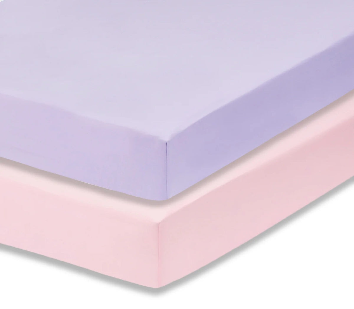 Lavender & Pink Fitted Crib Sheets - 2-Pack