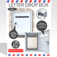 Wall Mounted Metal Letter Drop Box