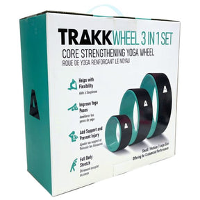 TRAKK 3 in 1 Set Back Stretching Core Strength Yoga Wheels