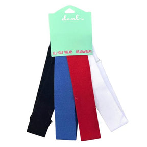 DCNL Kids 4 Count All Day Wear Headwraps